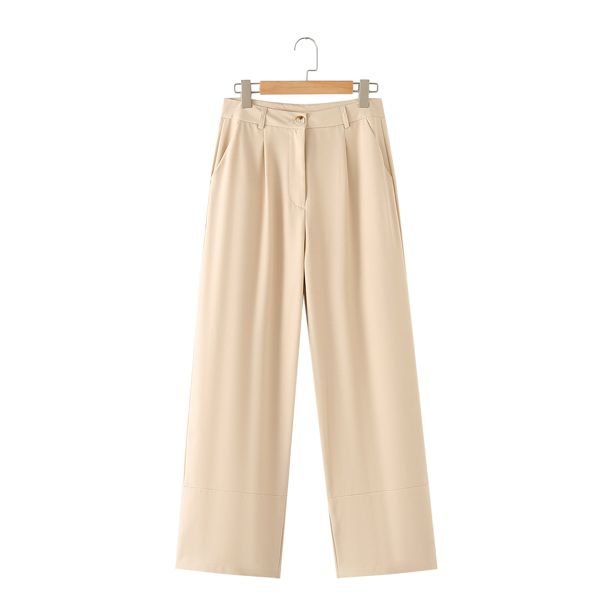 Spring Solid Color Vest Trousers Suit