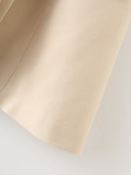 Spring Solid Color Vest Trousers Suit