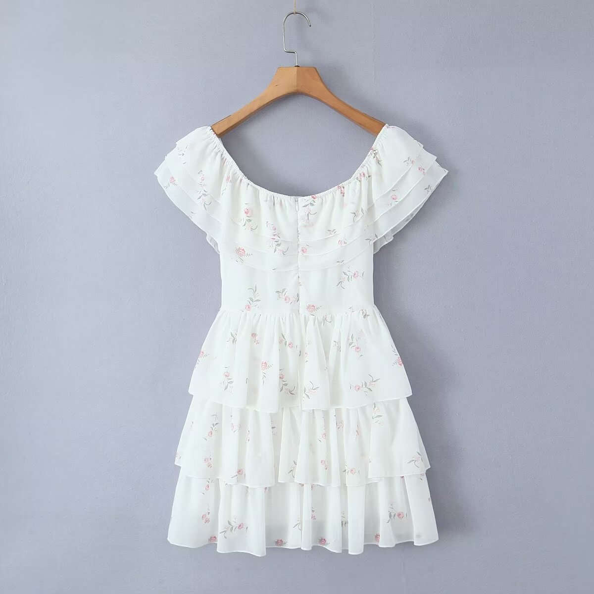 Women's Summer Full Body Lace Embroidered High Waist 3D Dress