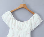 Women's Summer Full Body Lace Embroidered High Waist 3D Dress