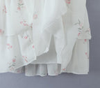 Women's Summer Full Body Lace Embroidered High Waist 3D Dress