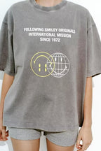 Women’s Smiley Face Graphic T Shirt