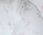 White Floral Strap Dress for Pure Waist Tight Figure Flattering Puffy