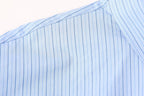 Women's Loose Short Pocket Decorative Poplin Shirt