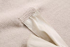 Women’s Multicolor Backless Lace Up Knit Top