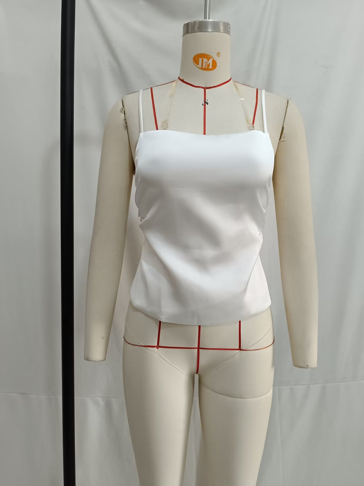 Women's Solid Color Slim Back Strap Decorative Sling