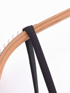 Women's Solid Color Slim Back Strap Decorative Sling