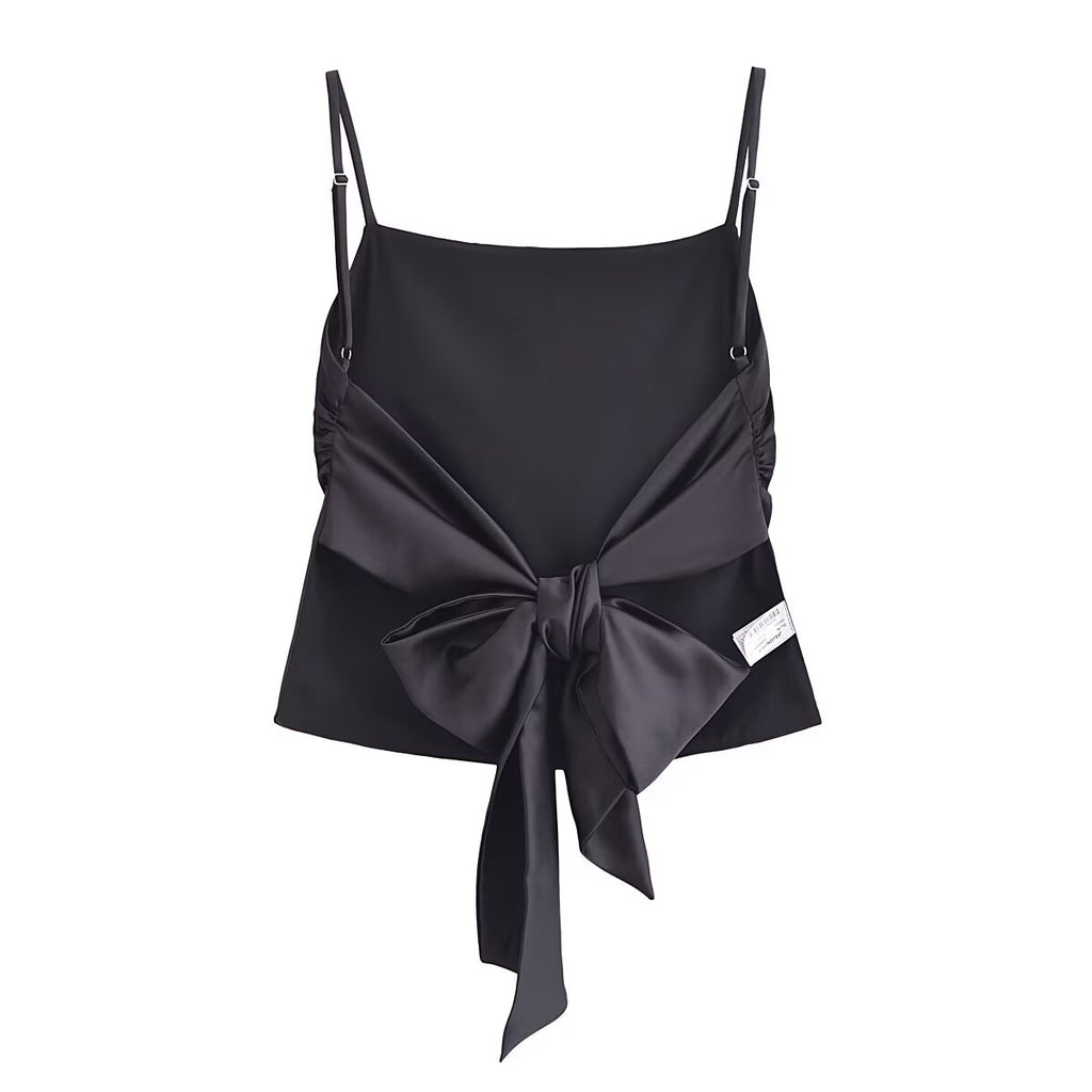 Women's Solid Color Slim Back Strap Decorative Sling