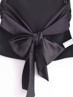 Women's Solid Color Slim Back Strap Decorative Sling