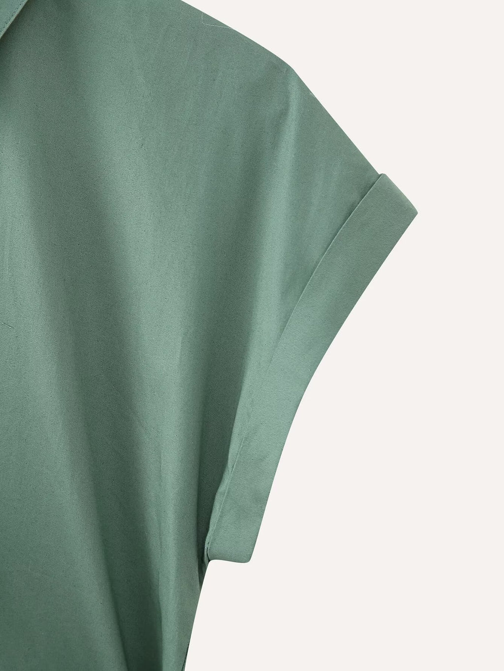 Women's Street Irregular Asymmetric Poplin Lace Up Shirt