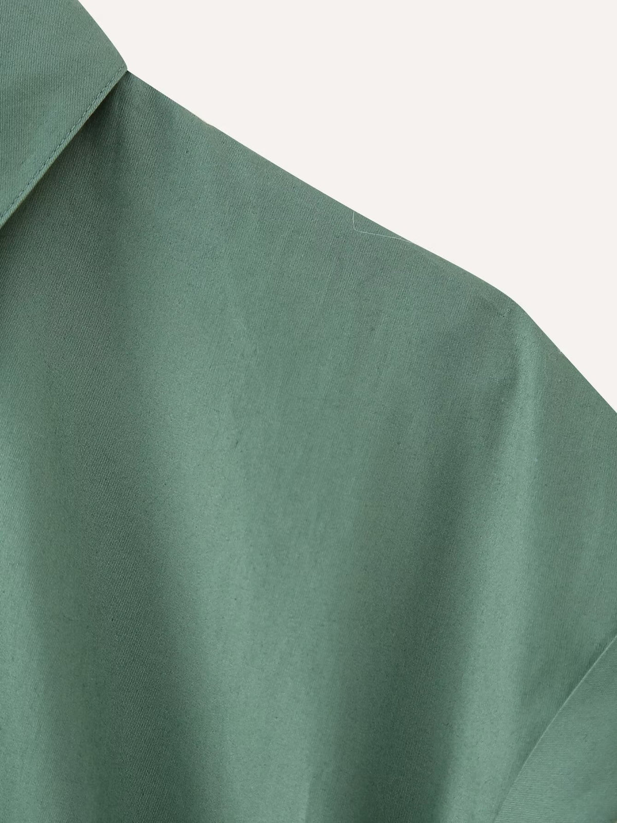 Women's Street Irregular Asymmetric Poplin Lace Up Shirt