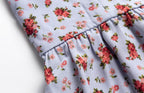 Floral Square-Neck Puff-Sleeve Mini Dress