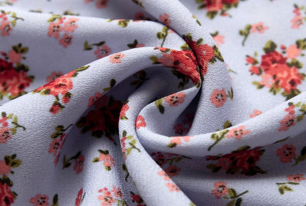 Floral Square-Neck Puff-Sleeve Mini Dress