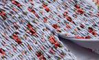 Women’s Multicolor Floral Smocked Spaghetti Strap Crop Camisole