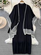 Women's Knit Two-Piece Dress Set