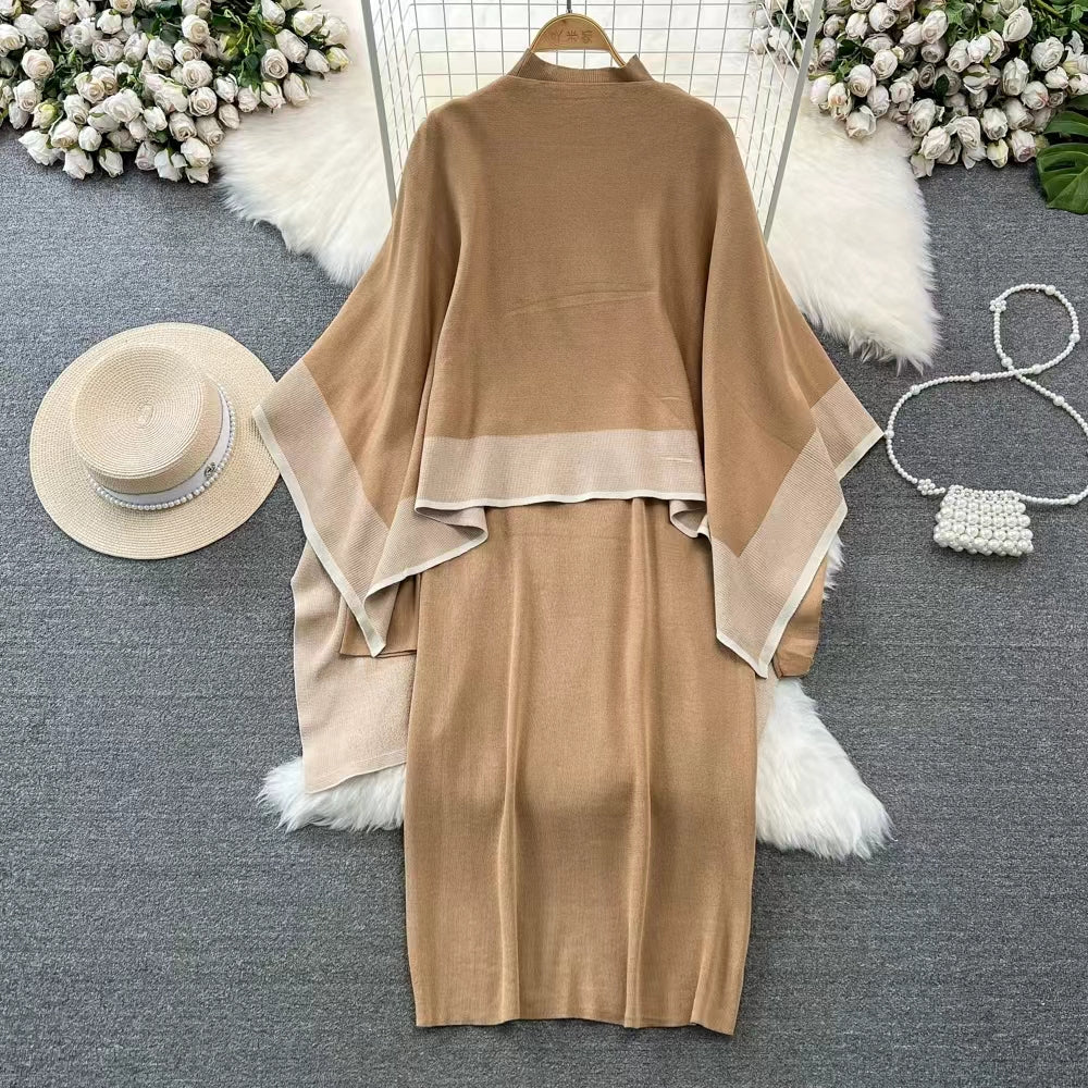 Women's Knit Two-Piece Dress Set