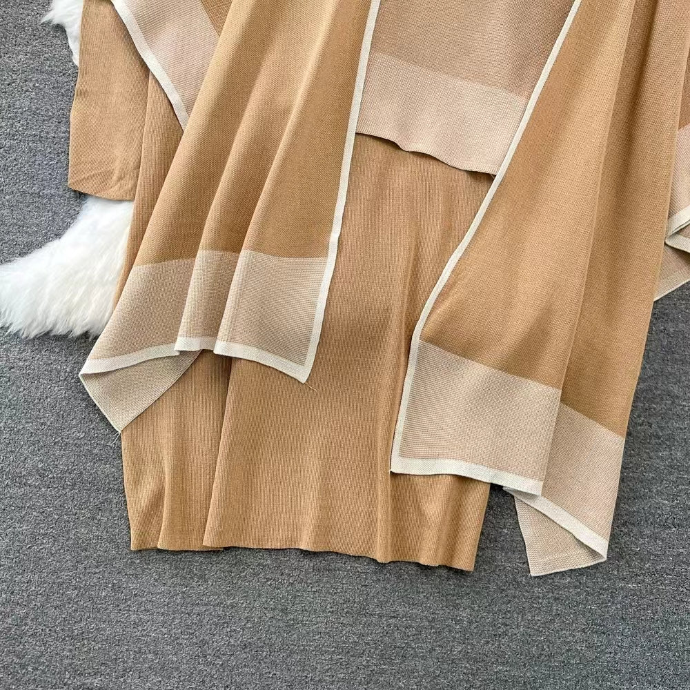 Women's Knit Two-Piece Dress Set
