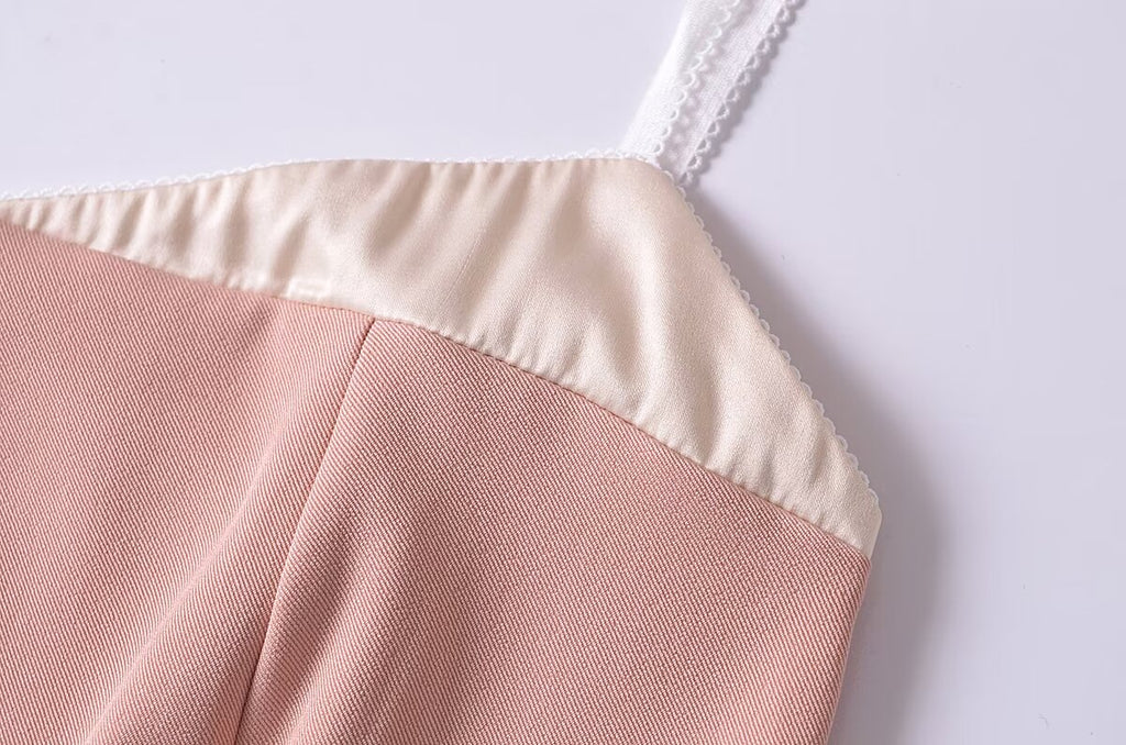Women's Sexy Slim Fit Satin Solid Color Slim Fit Camisole Summer Short Wome Small Top
