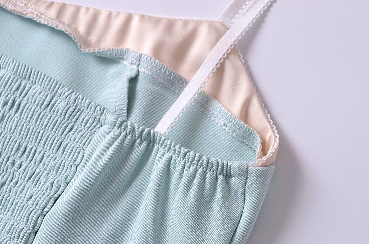 Women's Sexy Slim Fit Satin Solid Color Slim Fit Camisole Summer Short Wome Small Top