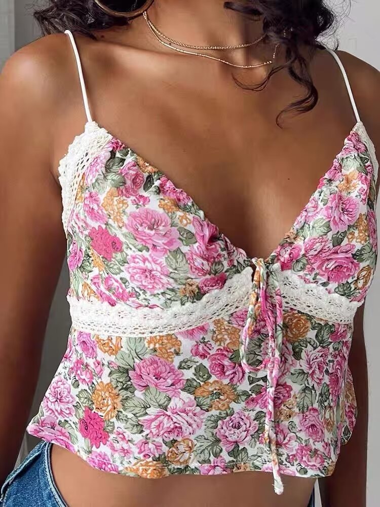 Women's Floral Lace Top
