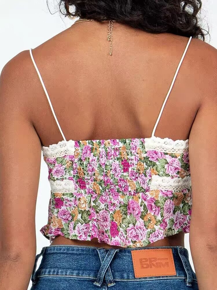 Women's Floral Lace Top