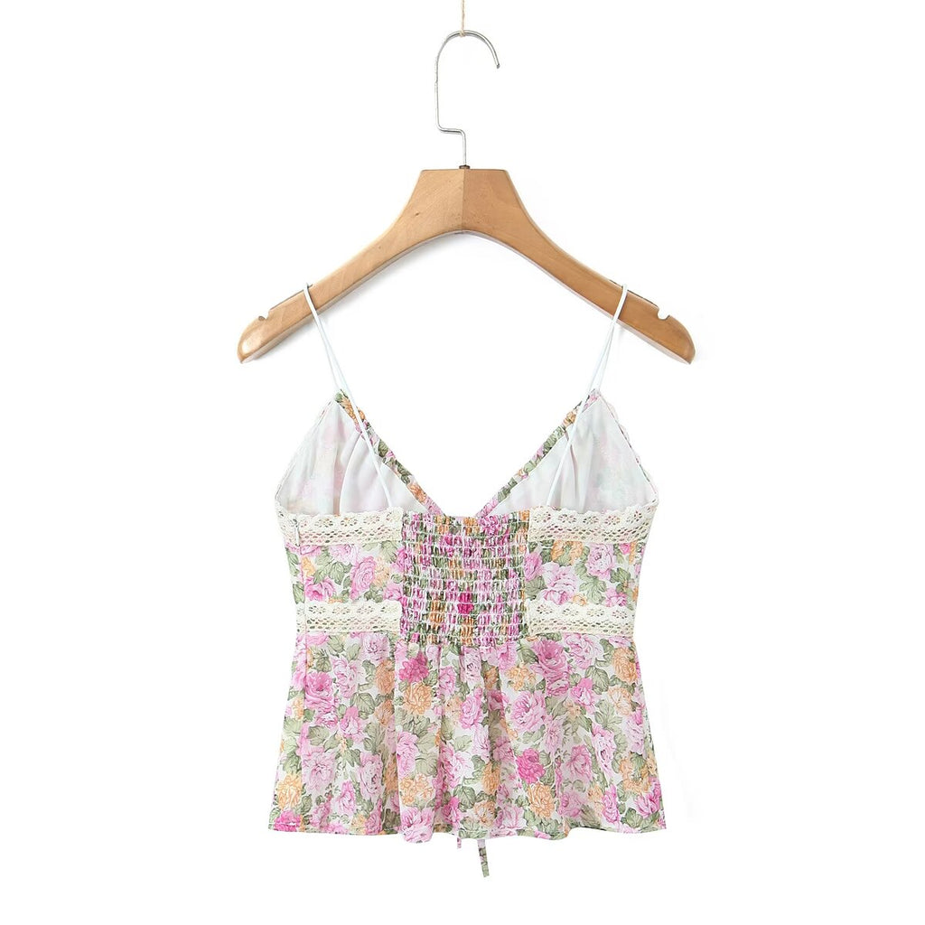 Women's Floral Lace Top