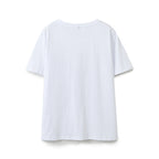 Women’s White Graphic Crew Neck T Shirt