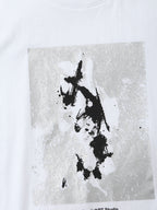 Women’s White Graphic Crew Neck T Shirt