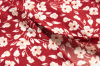 Women's French Floral Backless Split Midi Dress