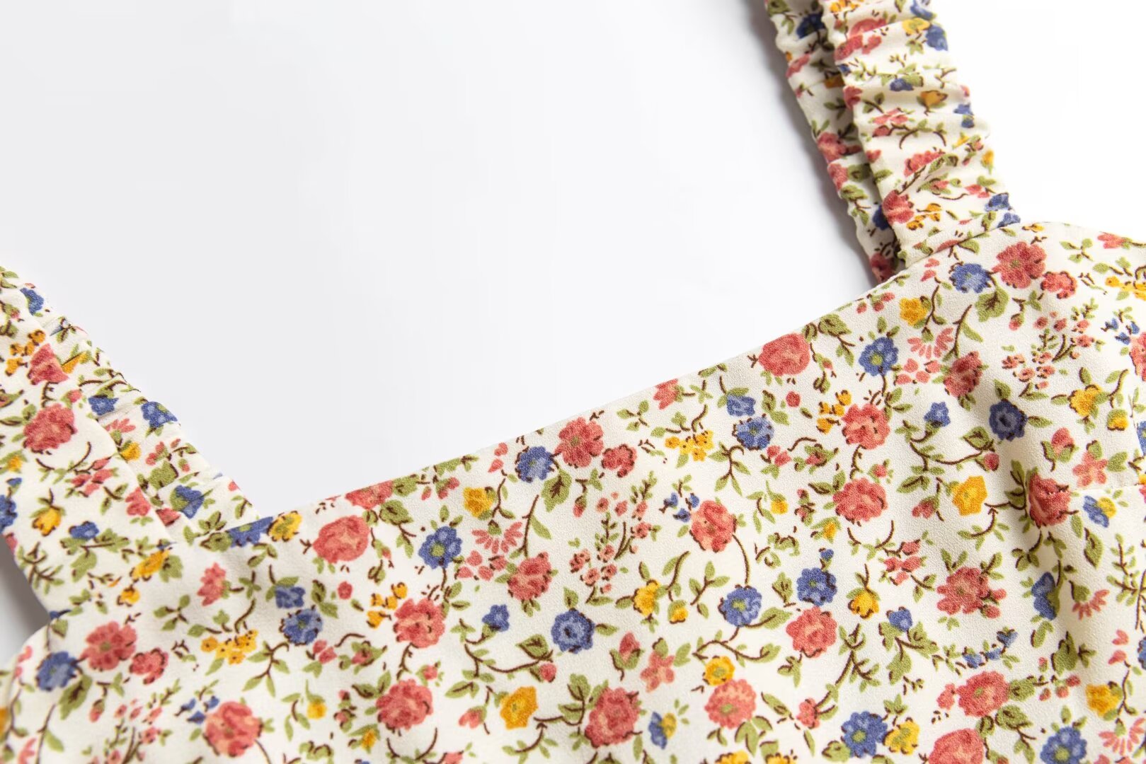 Floral Square-Neck Cami Dress