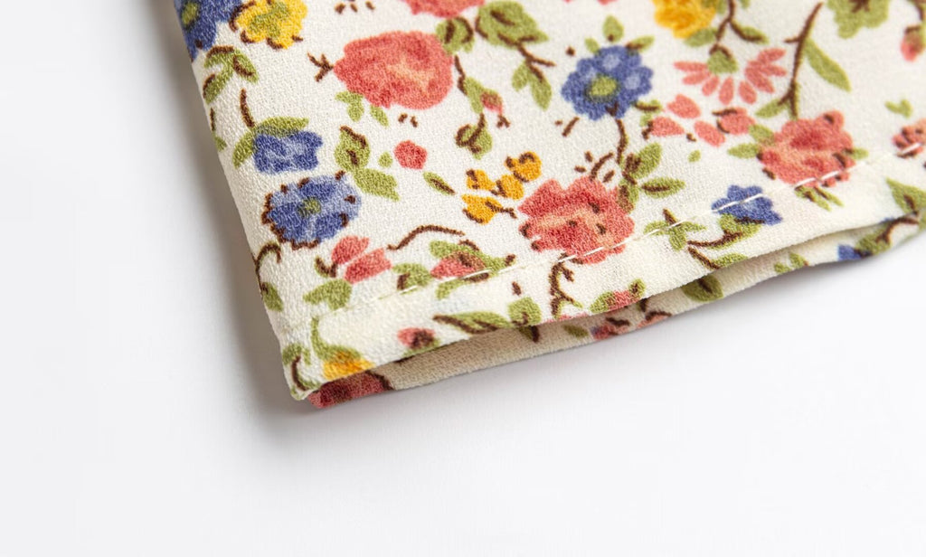 Floral Square-Neck Cami Dress