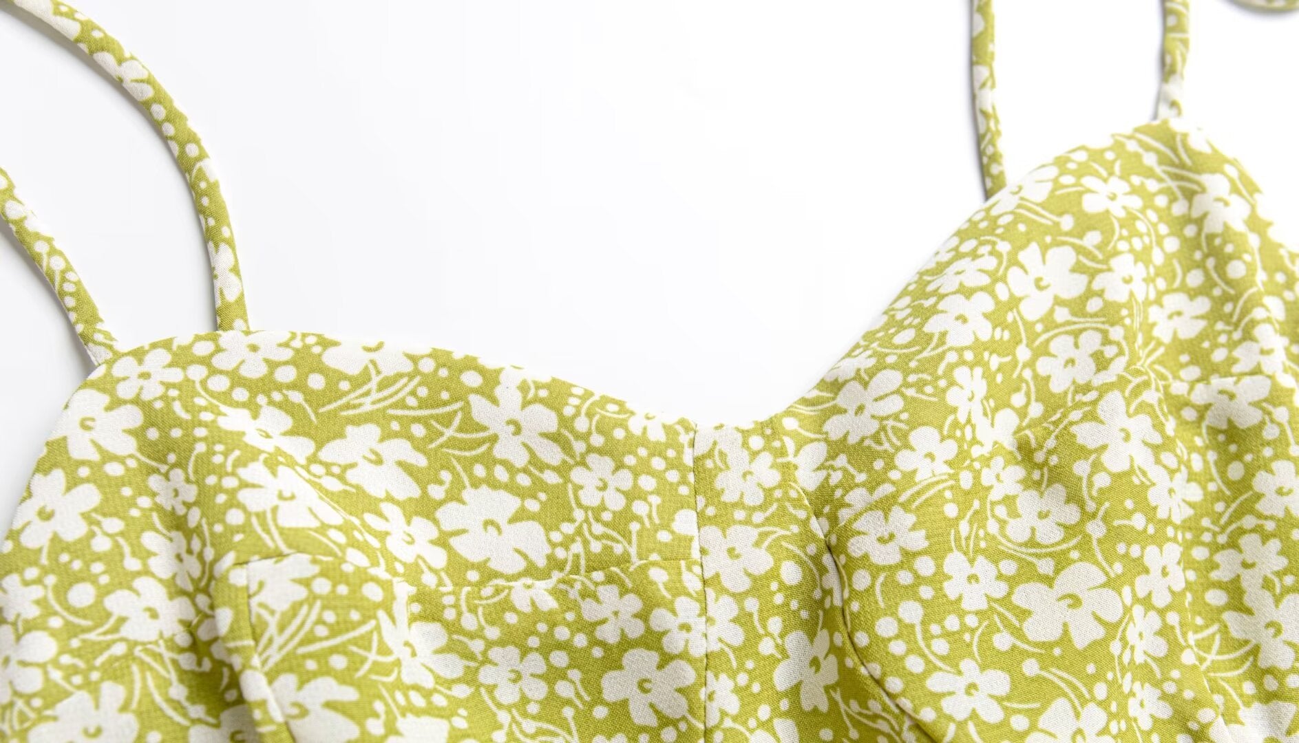 Women's Floral Lace-Up Vacation Dress