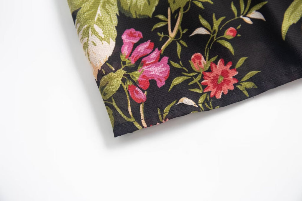 Women's Floral Printed Strap Dress
