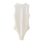 Women's Sleeveless Cutout Slim Jumpsuit