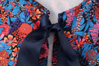 Women's Spring Women's Bow Print Top Casual Trousers Suit