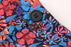 Women's Spring Women's Bow Print Top Casual Trousers Suit