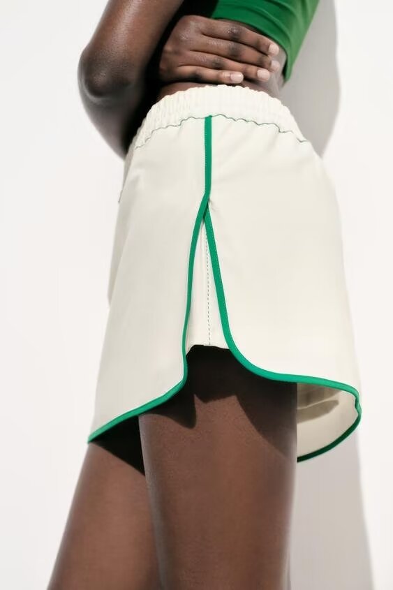 Piping Culottes Shorts