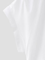 Women's Bow Tie Detail Short Sleeve Poplin Shirt