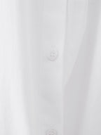 Women's Bow Tie Detail Short Sleeve Poplin Shirt