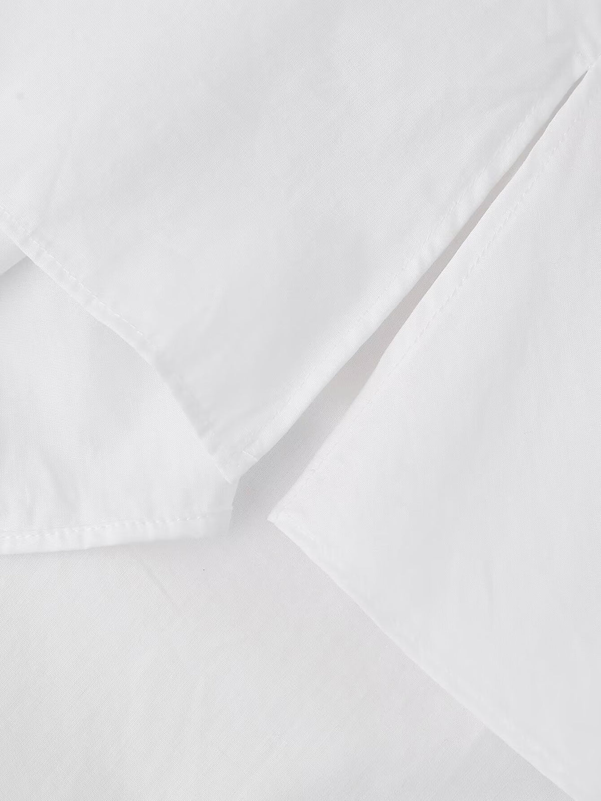 Women's Bow Tie Detail Short Sleeve Poplin Shirt