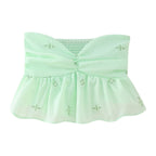 Embroidered Tube Top