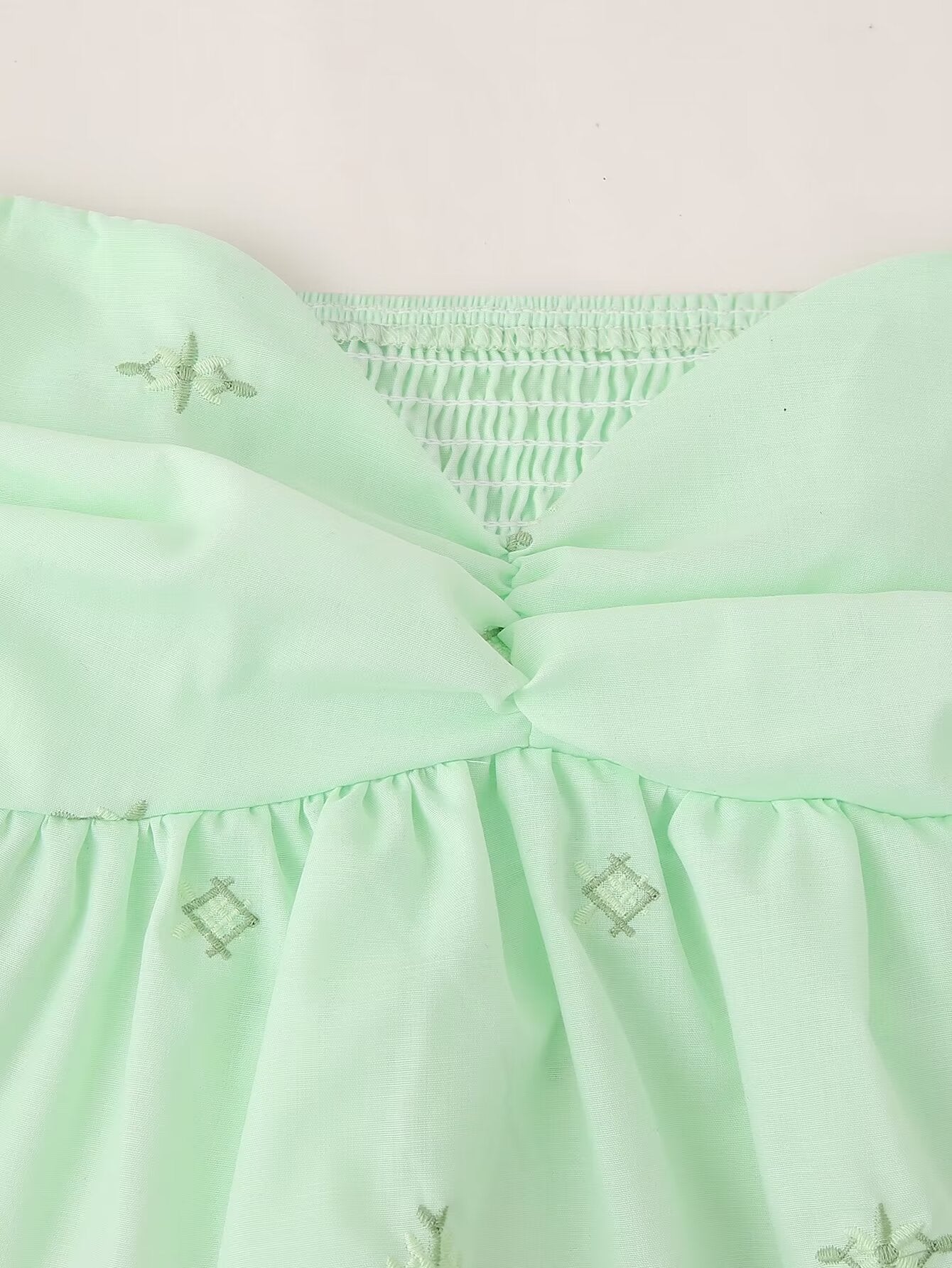Embroidered Tube Top