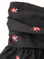 Embroidered Tube Top