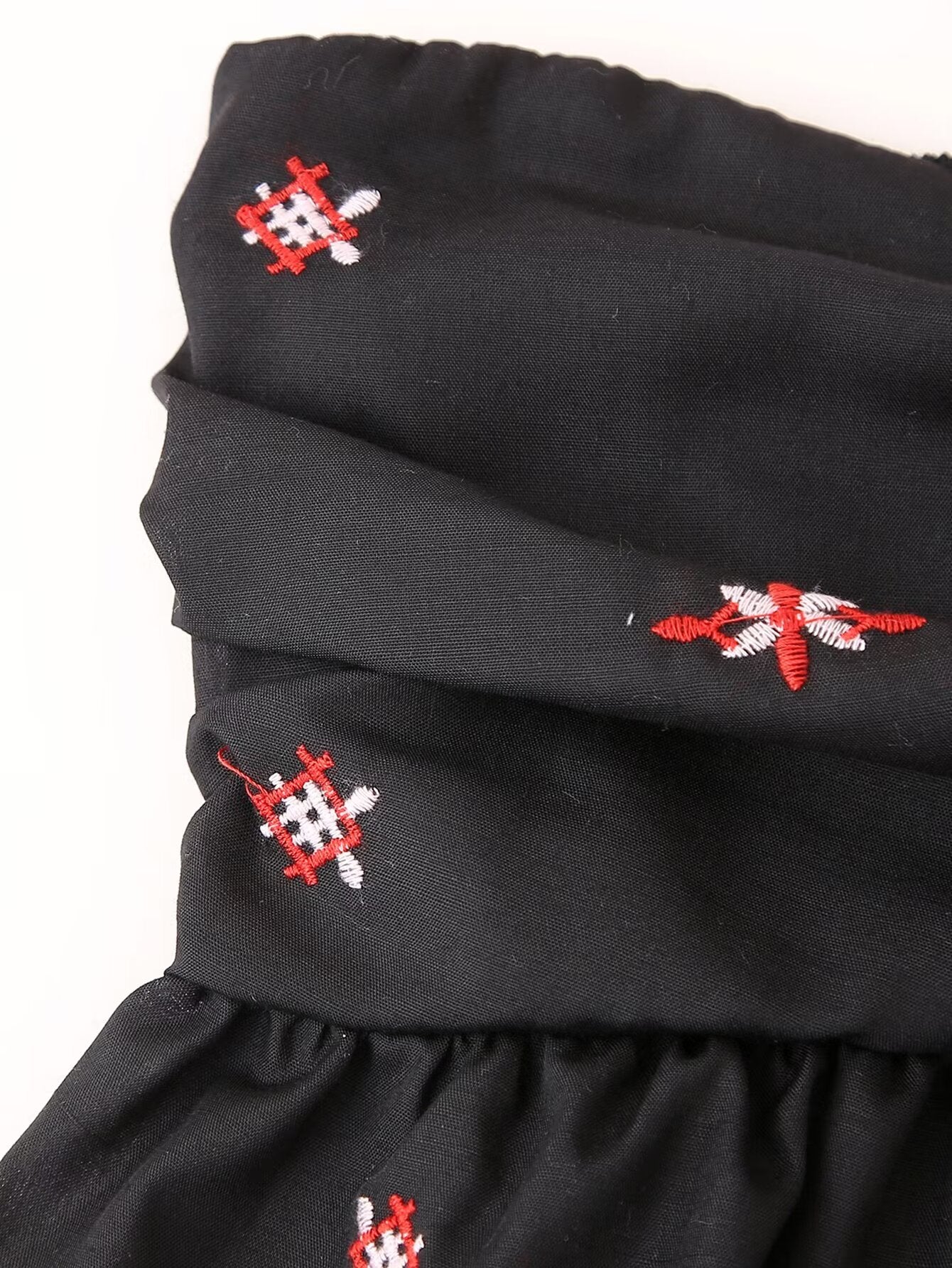 Embroidered Tube Top