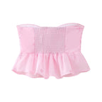 Embroidered Tube Top