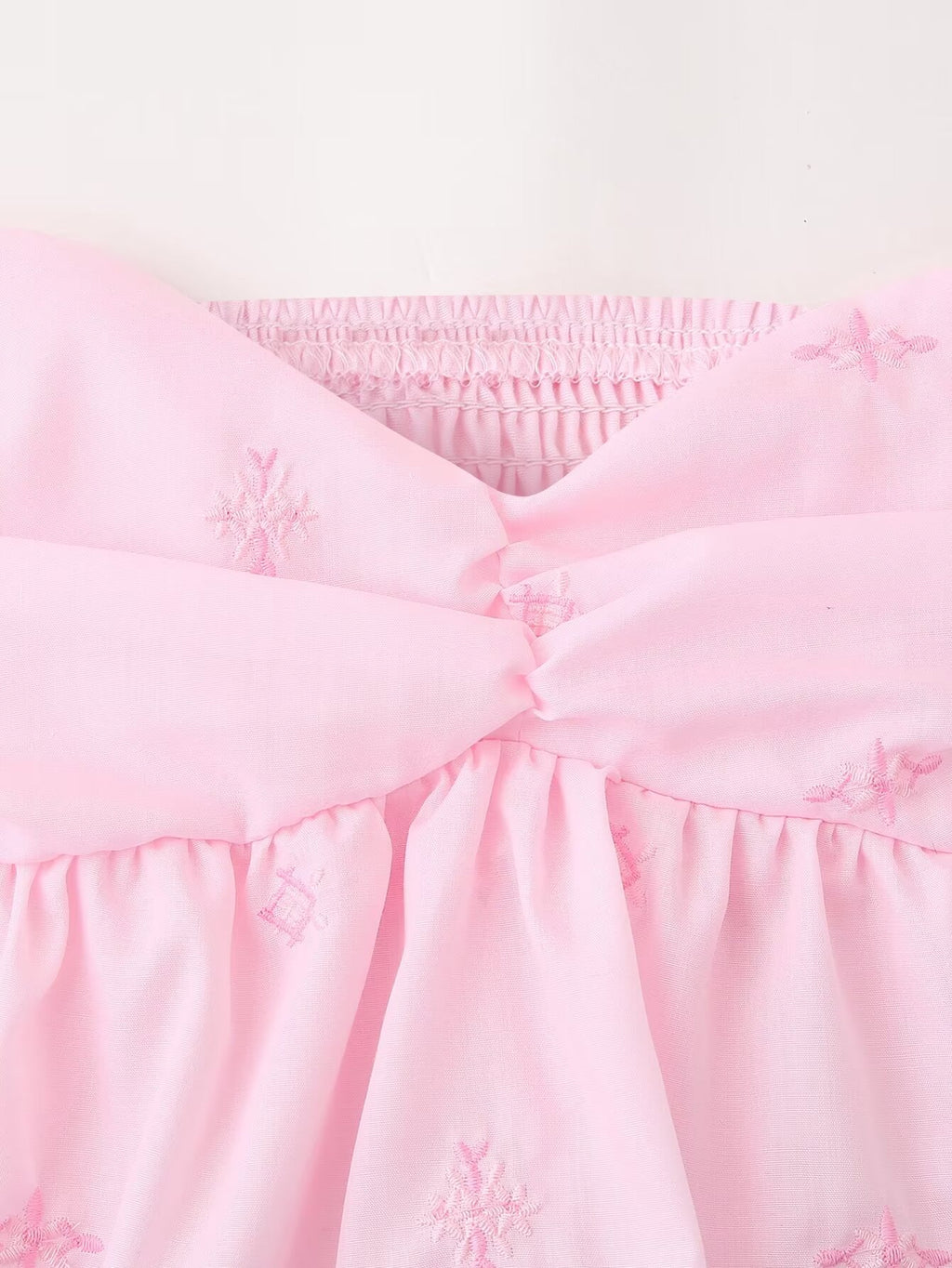 Embroidered Tube Top