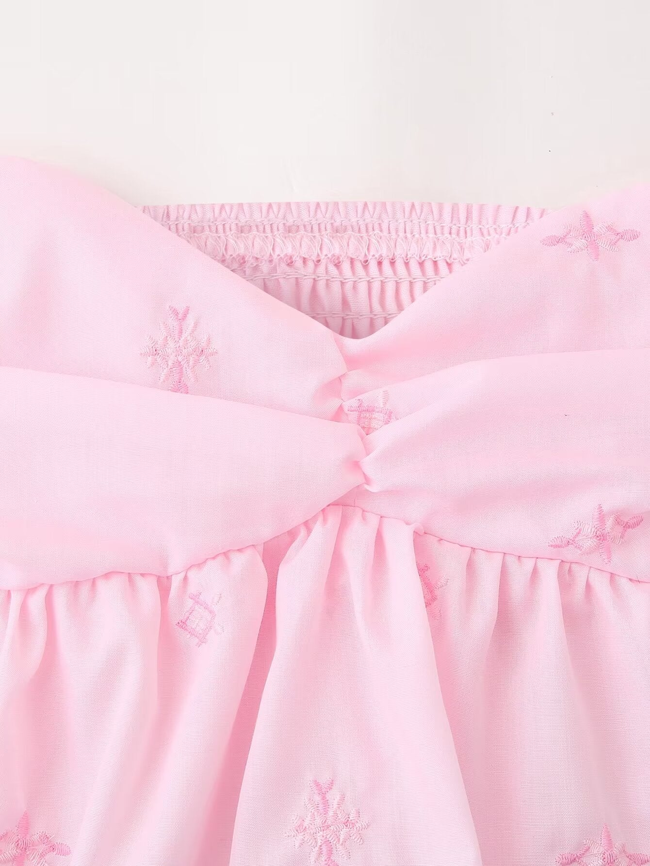 Embroidered Tube Top