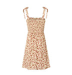 Women's Spring French Vintage Bottom Small Floral Dress
