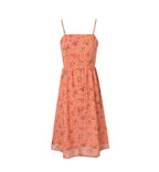 Floral Cami A-Line Midi Dress