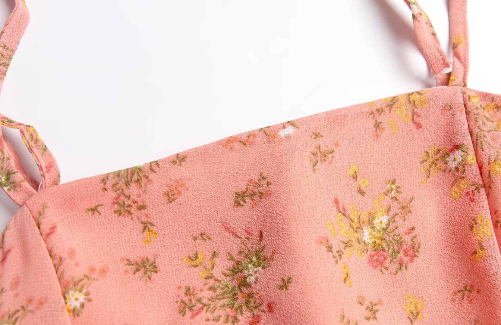Floral Cami A-Line Midi Dress